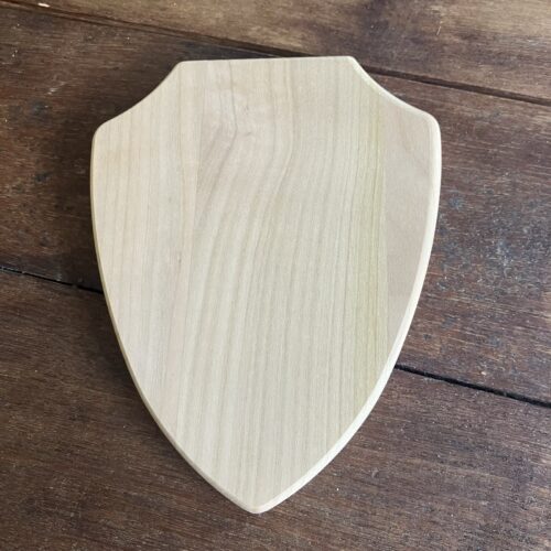 Blanco houten schild