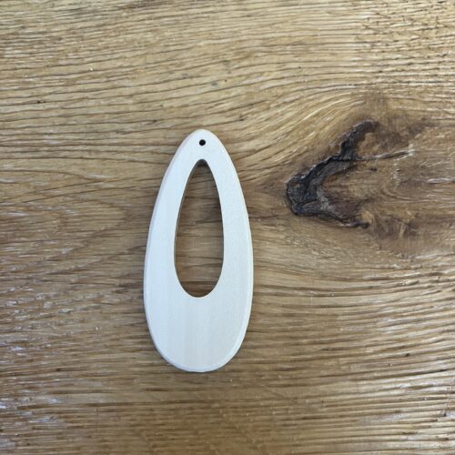 Blanco kettinghanger druppel rond