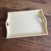Houten dienblad 30cm | hartvormig handvat