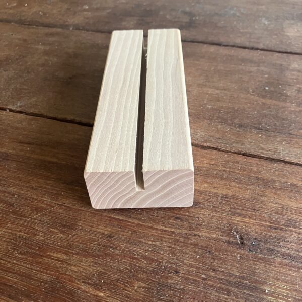 Foto- of kaartenhouder A5 | blanco beuken